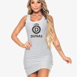 VESTIDO REGATA JUMP CINZA