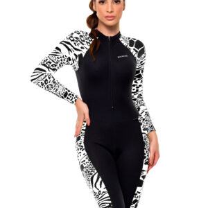 MACACÃO FEM. ML ONÇA BRANCO