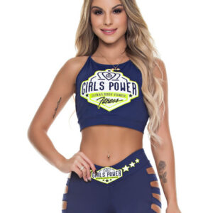 BLUSA POWER AZUL MARINHO