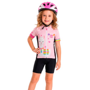 Camisa Infantil Girl MC Coração Lhama