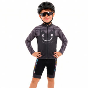 Camisa Infantil Boy ML Listra Chumbo