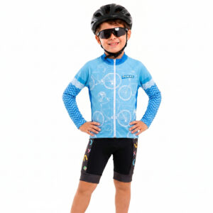 Camisa Infantil Boy ML Azul